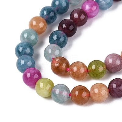 Natural Quartz Beads Strands G-N363-6mm-06-1