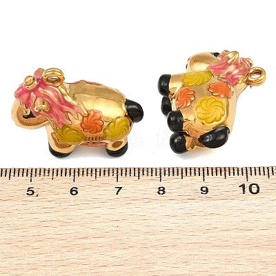 304 Stainless Steel Enamel Pendants SA-CBAF5D5-13G-1