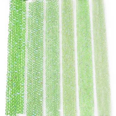 Electroplate Glass Beads Strands EGLA-A044-T1mm-L09-1