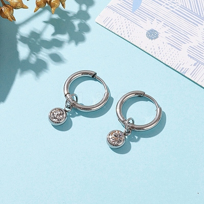 304 Stainless Steel Huggie Hoop Earrings X-EJEW-JE04449-02-1