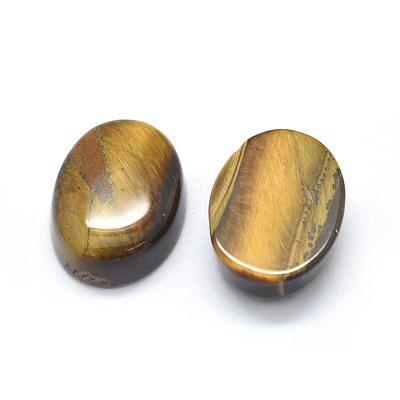 Natural Tiger Eye Cabochons G-O175-24C1-1