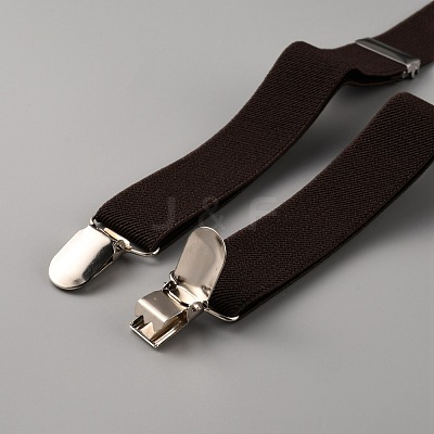Adjustable Polyester Y-Shaped Heavy Duty Suspenders AJEW-WH0307-23M-1