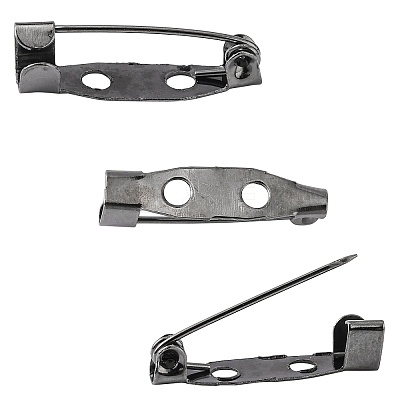 Iron Brooch Findings E035Y-B-1