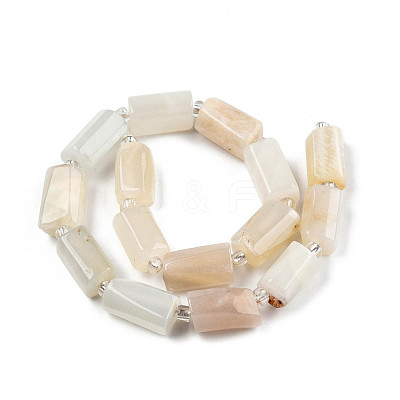 Natural White Moonstone Beads Strands G-N327-06C-1