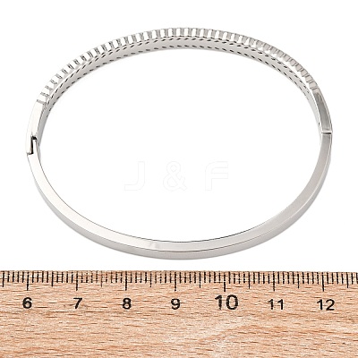 304 Stainless Steel Micro Pave Cubic Zirconia Hinged Bangles for Women BJEW-Z146-04P-1