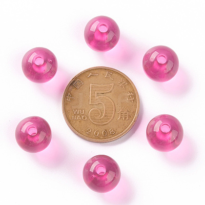 Transparent Acrylic Beads X-MACR-S370-A10mm-706-1