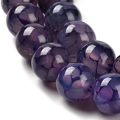Natural Dragon Veins Agate Dyed Beads Strands G-H290-A01-02A-1