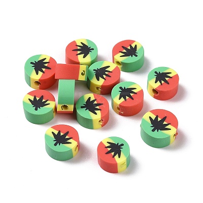 Handmade Polymer Clay Beads CLAY-G109-01B-1