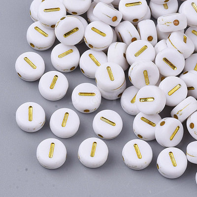 Plating Acrylic Beads X-PACR-R242-01I-1