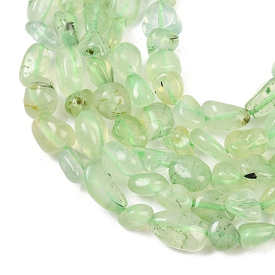 Natural Prehnite Beads Strands G-K395-B08-01-1
