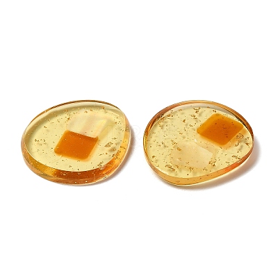 Transparent Resin Cabochons RESI-XCP0002-09B-1