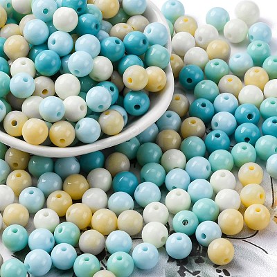 Opaque Acrylic Beads SACR-Q004-02D-1