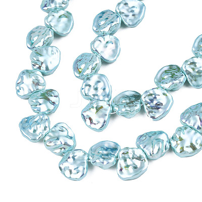 ABS Plastic Imitation Pearl Beads Strands KY-N015-01C-1