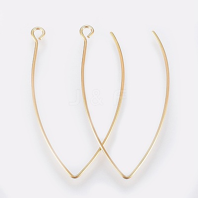 PVD Vacuum Plating 304 Stainless Steel Earring Hooks LS-X-STAS-K184-05-01G-1