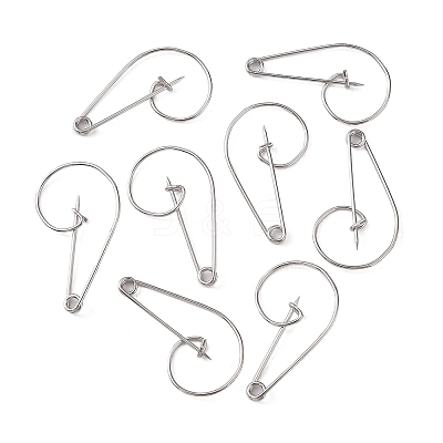 Iron Brooch Findings X-IFIN-K028-01P-1