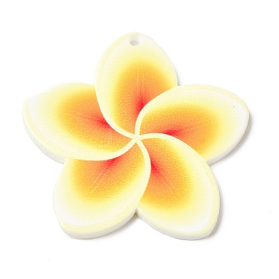 Opaque Acrylic Pendants SACR-P021-02B-1
