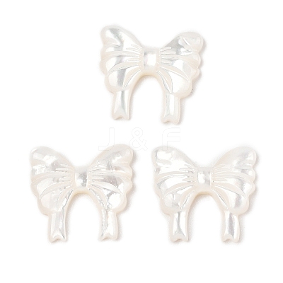 Natural White Shell Carved Cabochons SSHEL-I026-24-1