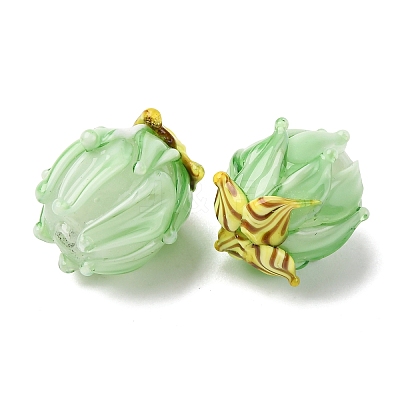 Handmade Lampwork Beads LAMP-F041-02H-1