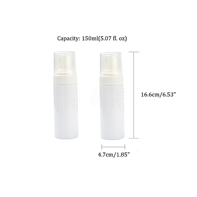 100ml Refillable PET Plastic Foaming Soap Dispensers TOOL-WH0080-52A-1