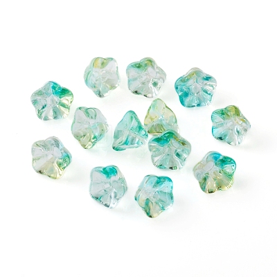 Electroplate Glass Beads EGLA-I012-B04-1
