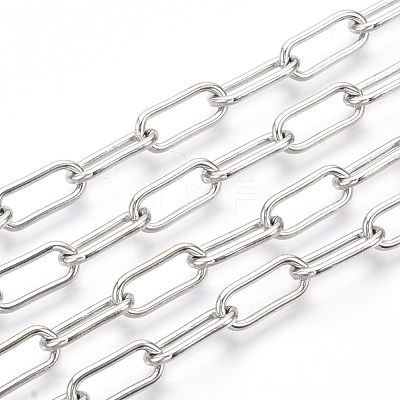 Unwelded Iron Paperclip Chains CH-S125-09B-P-1