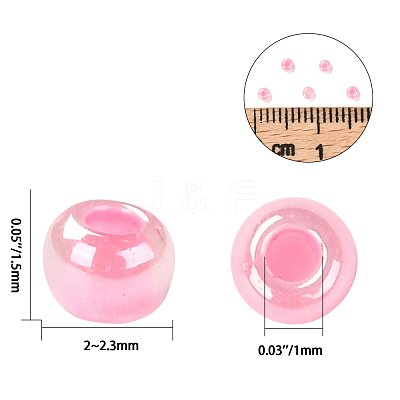FGB 21500PCS 12/0 Grade A Round Glass Seed Beads SEED-JP0010-13-2mm-1