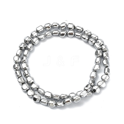 Electroplated Synthetic Non-magnetic Hematite Beads Strands G-C024-01E-1