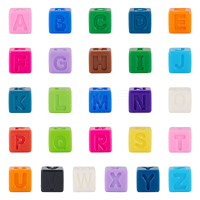 150Pcs Opaque Acrylic European Beads SACR-TA0001-59B-1