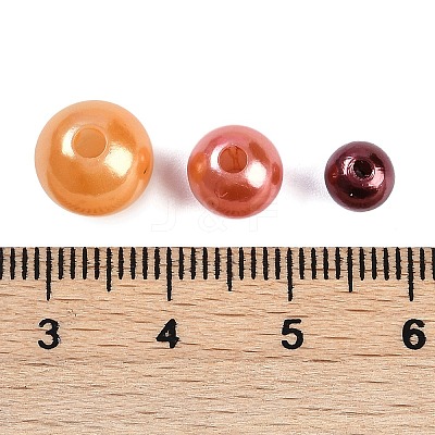 ABS Plastic Imitation Pearl Beads KY-G030-01A-1