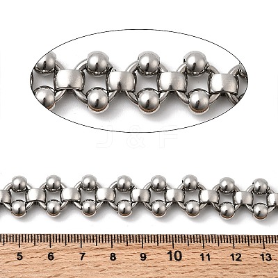 304 Stainless Steel Double Round Link Chains CHS-Z007-11P-1