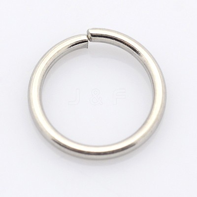 Tarnish Resistant 304 Stainless Steel Open Jump Rings A-STAS-E067-05-7mm-1
