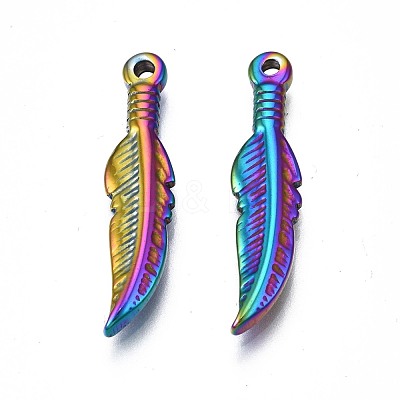 Ion Plating(IP) 304 Stainless Steel Pendants STAS-N098-024-1