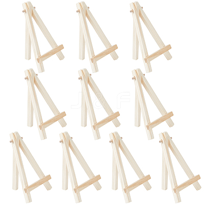 Foldable Wood Triangle Easel WOOD-WH0022-55A-1