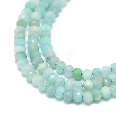 Natural Amazonite Beads Strands G-G106-A15-01-1
