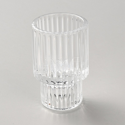 Double-ended Glass Candlestick AJEW-WH0596-189B-1
