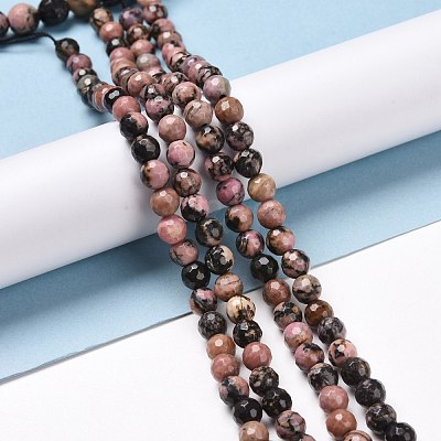 Natural Rhodonite Beads Strands G-E571-19A-1