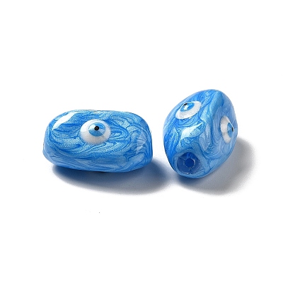 Opaque Glass Beads GLAA-E039-01B-1