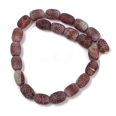 Natural Weathered Agate Beads Strands G-NH0047-B02-02-1