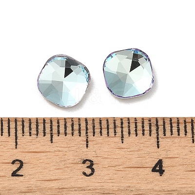 Glass Rhinestone Cabochons RGLA-P037-07B-D202-1