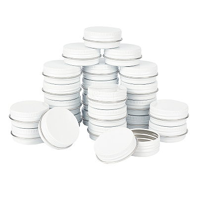 Round Aluminium Tin Cans CON-WH0079-13E-1