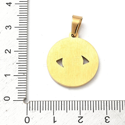 304 Stainless Steel Enamel Pendants STAS-H255-01E-G-1
