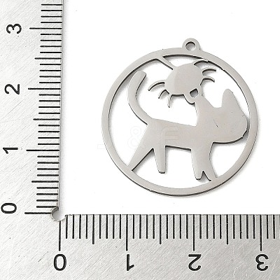 201 Stainless Steel Pendants LS-STAS-G366-02P-07-1