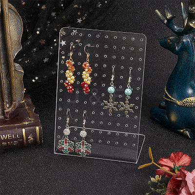Acrylic Earring Display Stands EDIS-WH20003-03A-1