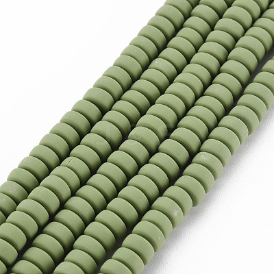Handmade Polymer Clay Beads Strands CLAY-N008-008-202-1