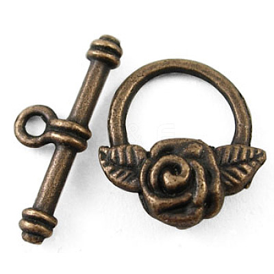 Tibetan Style Toggle Clasps LS-RLF0026Y-NF-1