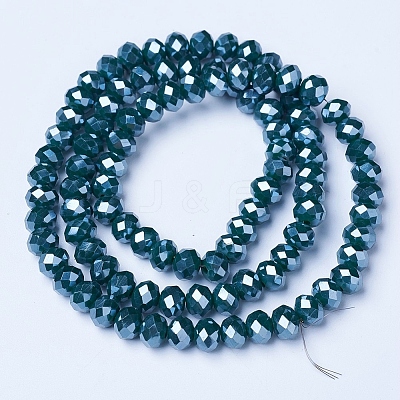 Electroplate Glass Beads Strands LS-EGLA-A044-P8mm-A12-1