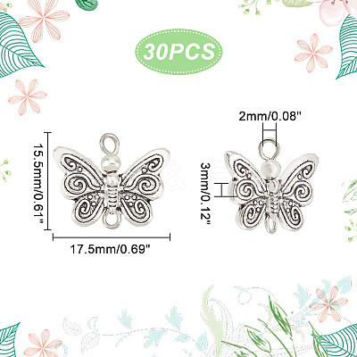 30Pcs Tibetan Style Alloy Connector Charms FIND-GA0002-66-1