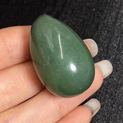 Natural Green Aventurine Egg Shaped Palm Stone PW23051697316-1