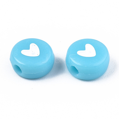 Opaque Acrylic Beads MACR-N008-51-B01-1
