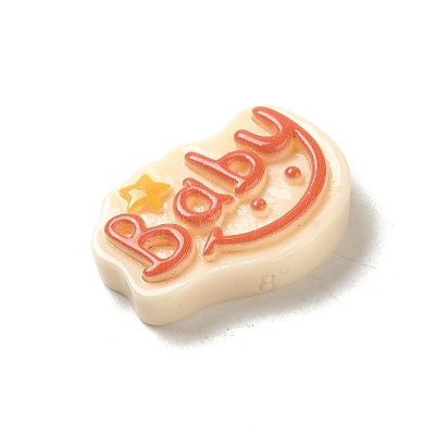 Baby Theme Opaque Resin Decoden Cabochons X-CRES-L043-B04-1